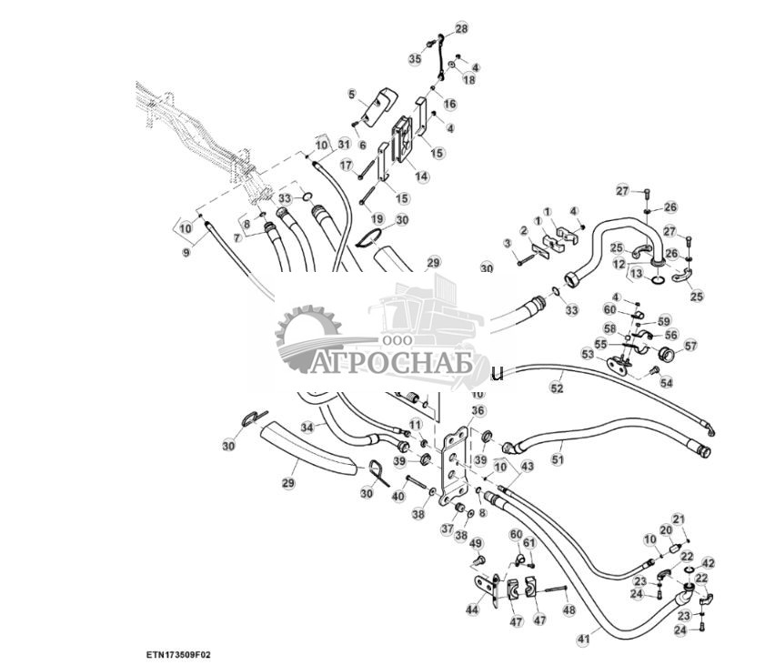 Трубопроводы SCV, высокий расход, без сцепки, задняя быстроразъемная муфта 12 дюйма, PST (22) (807267 - ) - ST947838 804.jpg